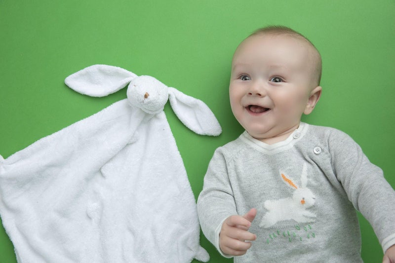 Angel Dear - White Bunny Blankie - Image 3